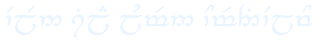 Quenya text in Tengwar